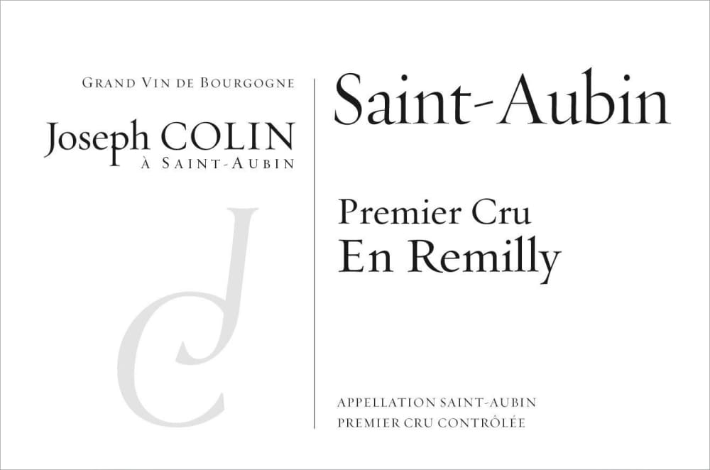Joseph Colin Saint-Aubin En Remilly Premier Cru 2024