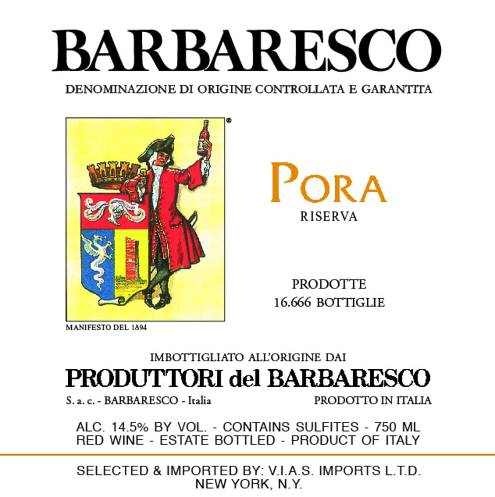 Produttori del Barbaresco Barbaresco Pora Riserva 2021