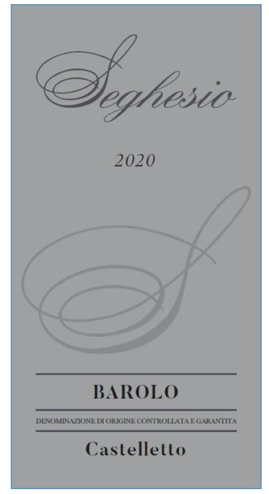 Fratelli Seghesio Barolo Castelletto 2020