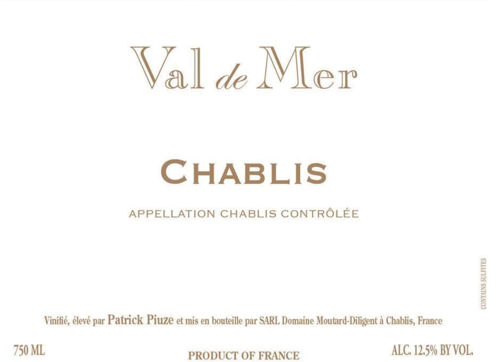 Val de Mer by Patrick Piuze Chablis 2024 (75cl)
