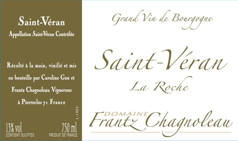 Domaine Frantz Chagnoleau Saint-Veran La Roche 2024