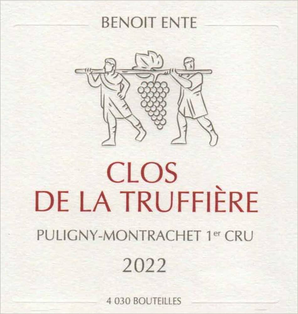 Benoit Ente Puligny-Montrachet Clos de la Truffiere Premier Cru 2022 (75cl)