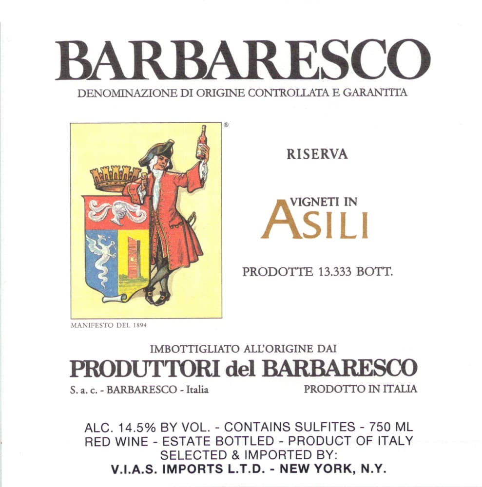 Produttori del Barbaresco Barbaresco Asili Riserva 2020