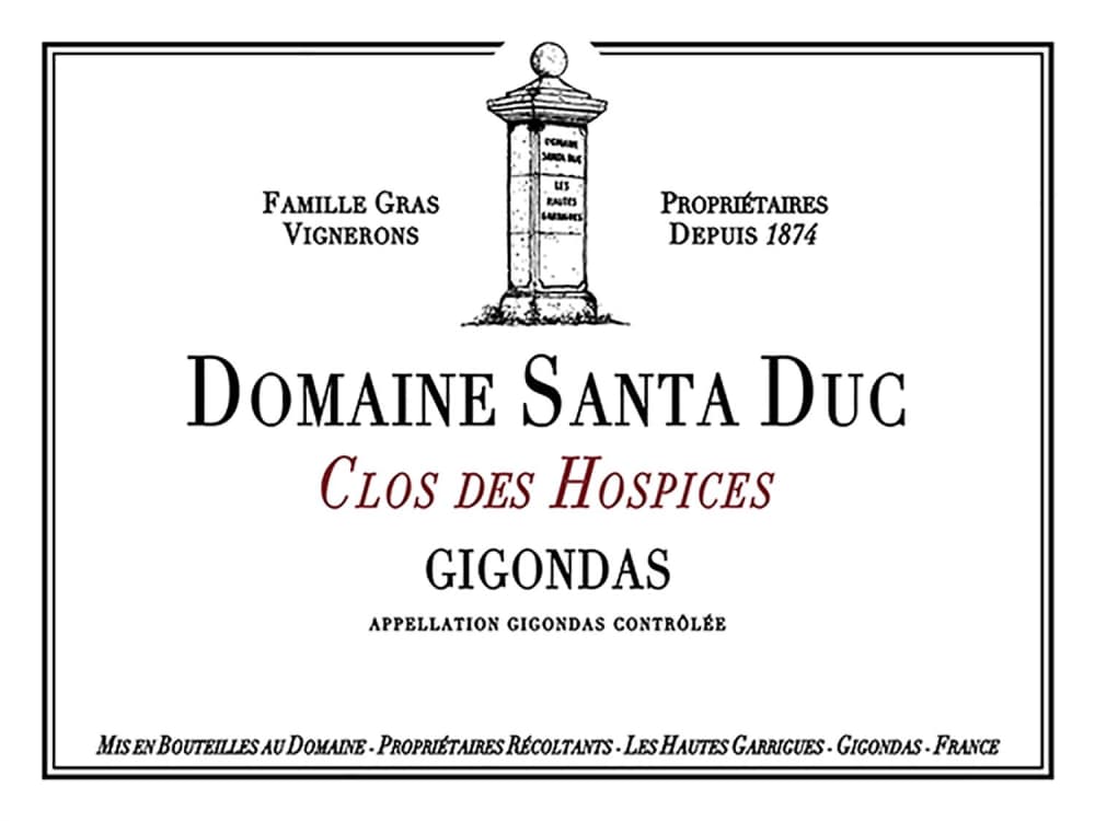 Domaine Santa Duc Gigondas Clos des Hospices 2022