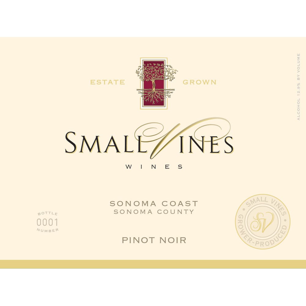 Small Vines Sonoma Coast Pinot Noir 2018