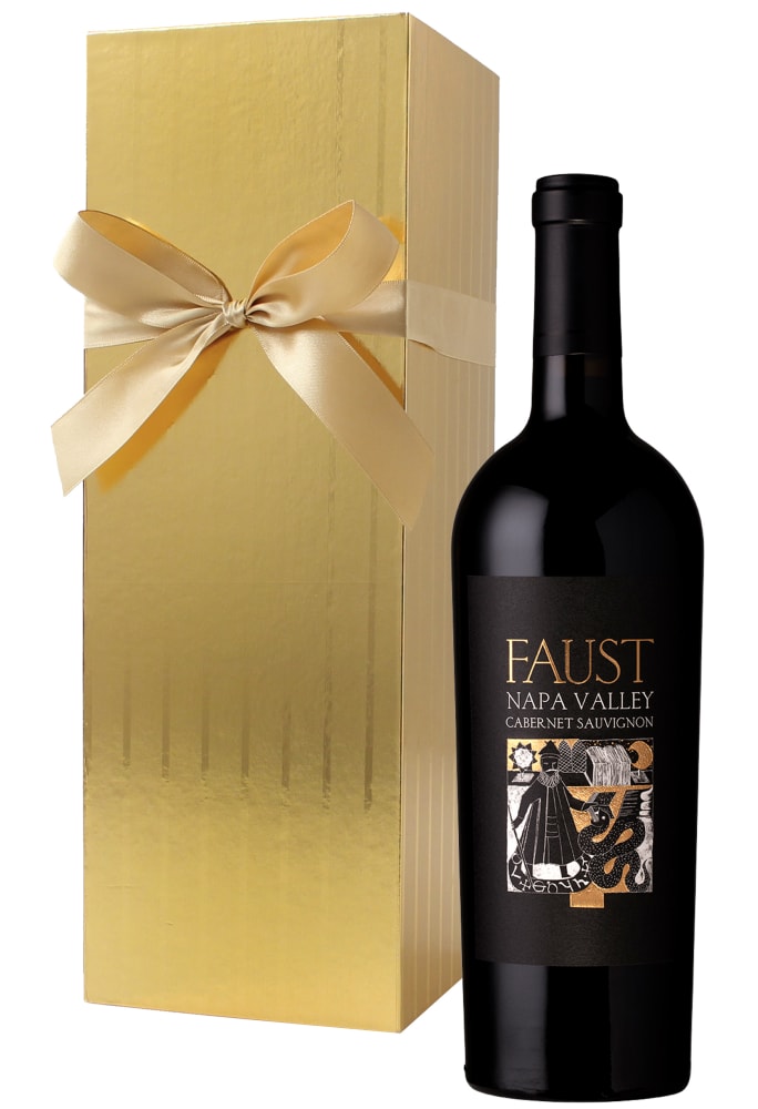 Faust Cabernet Sauvignon with Gold Gift Box