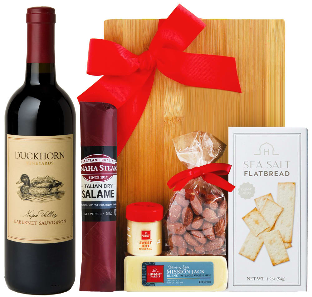 Duckhorn Napa Valley Cabernet & Cheese Board Gift Set