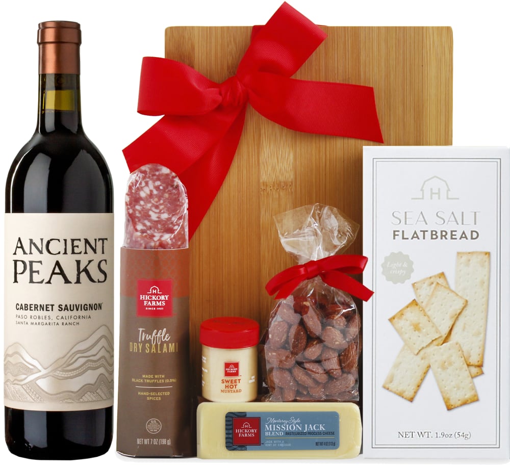 90 Point Cabernet & Cheese Board Gift Set