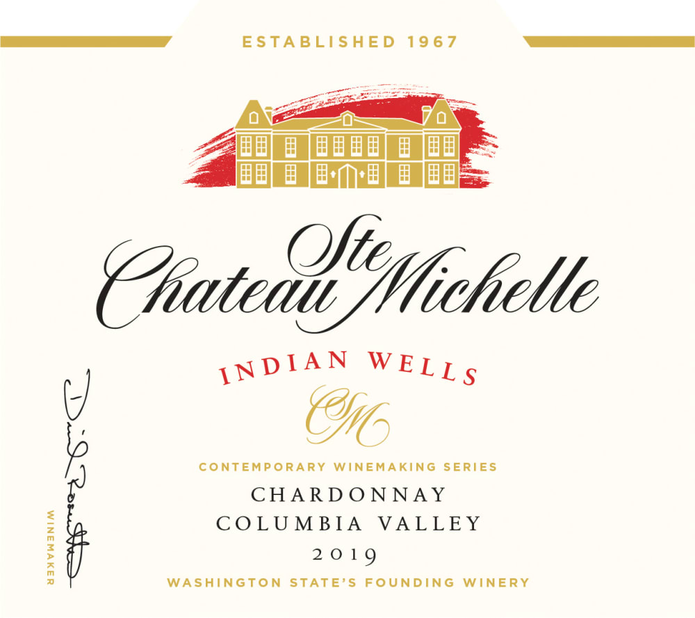 Chateau Sainte Michelle Chateau Ste. Michelle Indian Wells Vineyard Chardonnay 2019