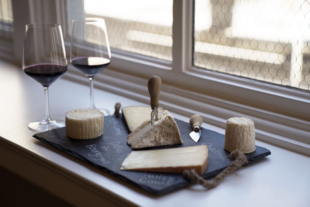 Wine & Slate Cheese Board Gift Set