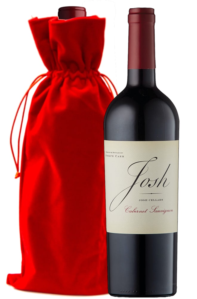 Josh Cellars Cabernet with Red Velvet Gift Bag
