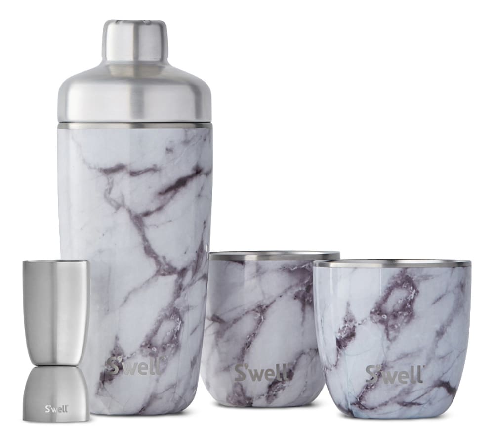 S'well White Marble Cocktail Kit