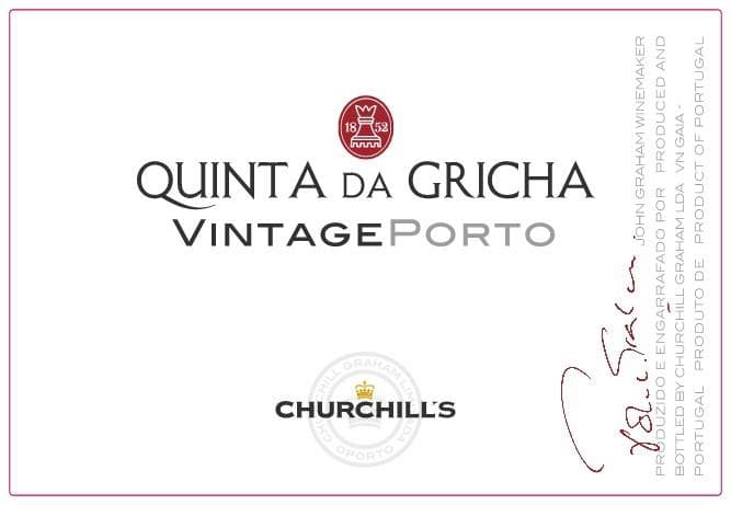 Churchill's Quinta da Gricha Vintage Port 2019