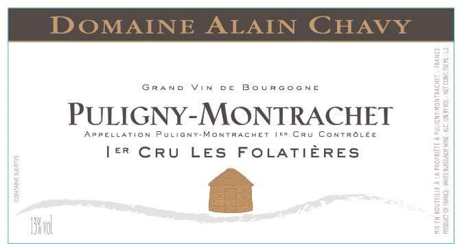 Alain Chavy Puligny-Montrachet Les Folatieres Premier Cru 2023