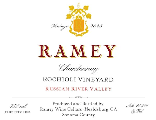 Ramey Rochioli Vineyard Chardonnay 2023