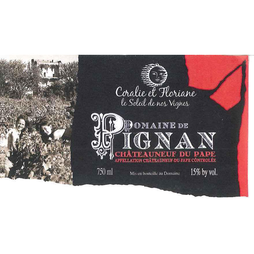 Domaine de Pignan 2012 Chateauneuf-du-Pape Coralie & Floriane - Rhone Blends Red Wine at Wine.com