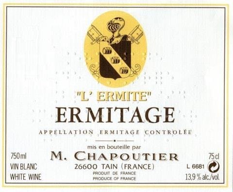 M. Chapoutier 2017 Ermitage l'Ermite Blanc - Marsanne White Wine at Wine.com