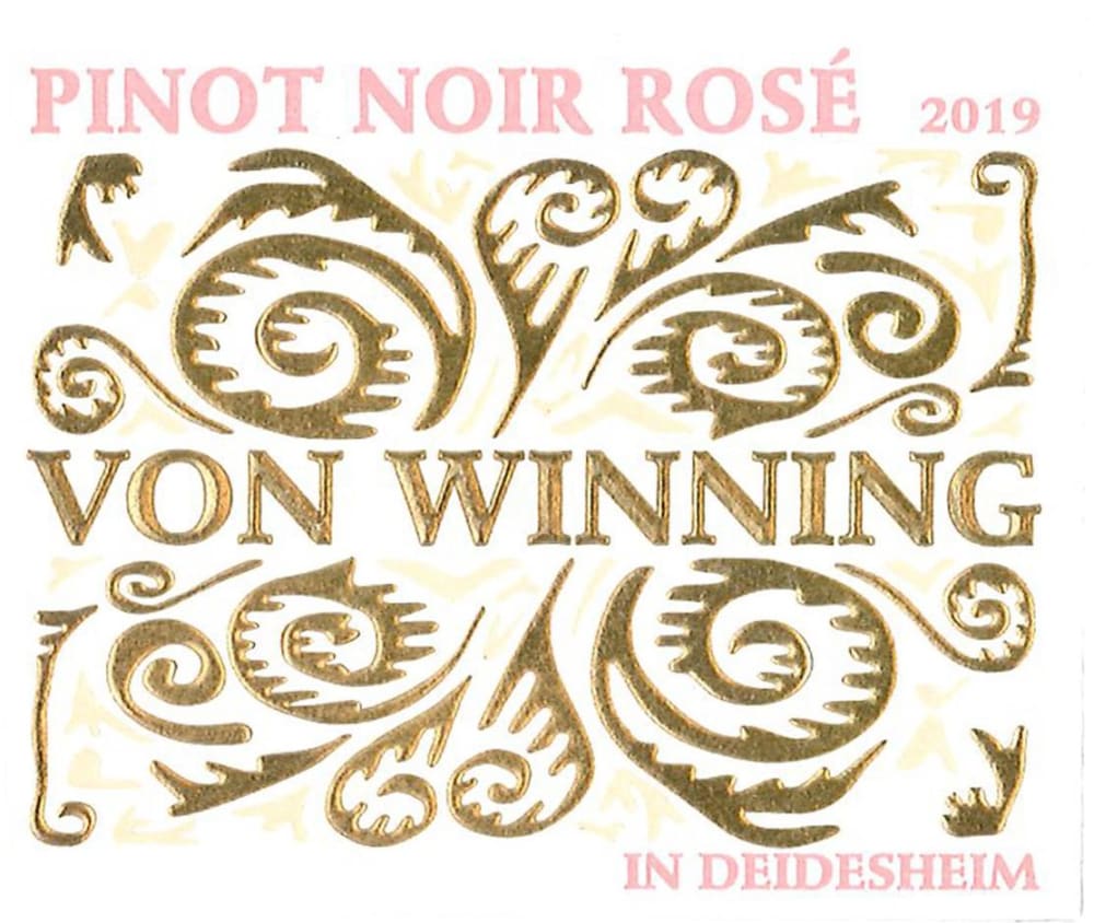 Von Winning 2019 Pfalz Pinor Noir Rose - Rosé Rosé Wine at Wine.com