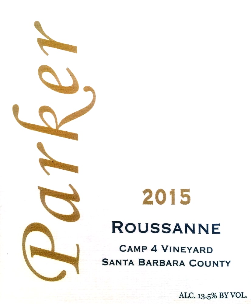 Parker Winery 2015 Camp four Vineyard Rousanne - Roussanne White Wine at Wine.com