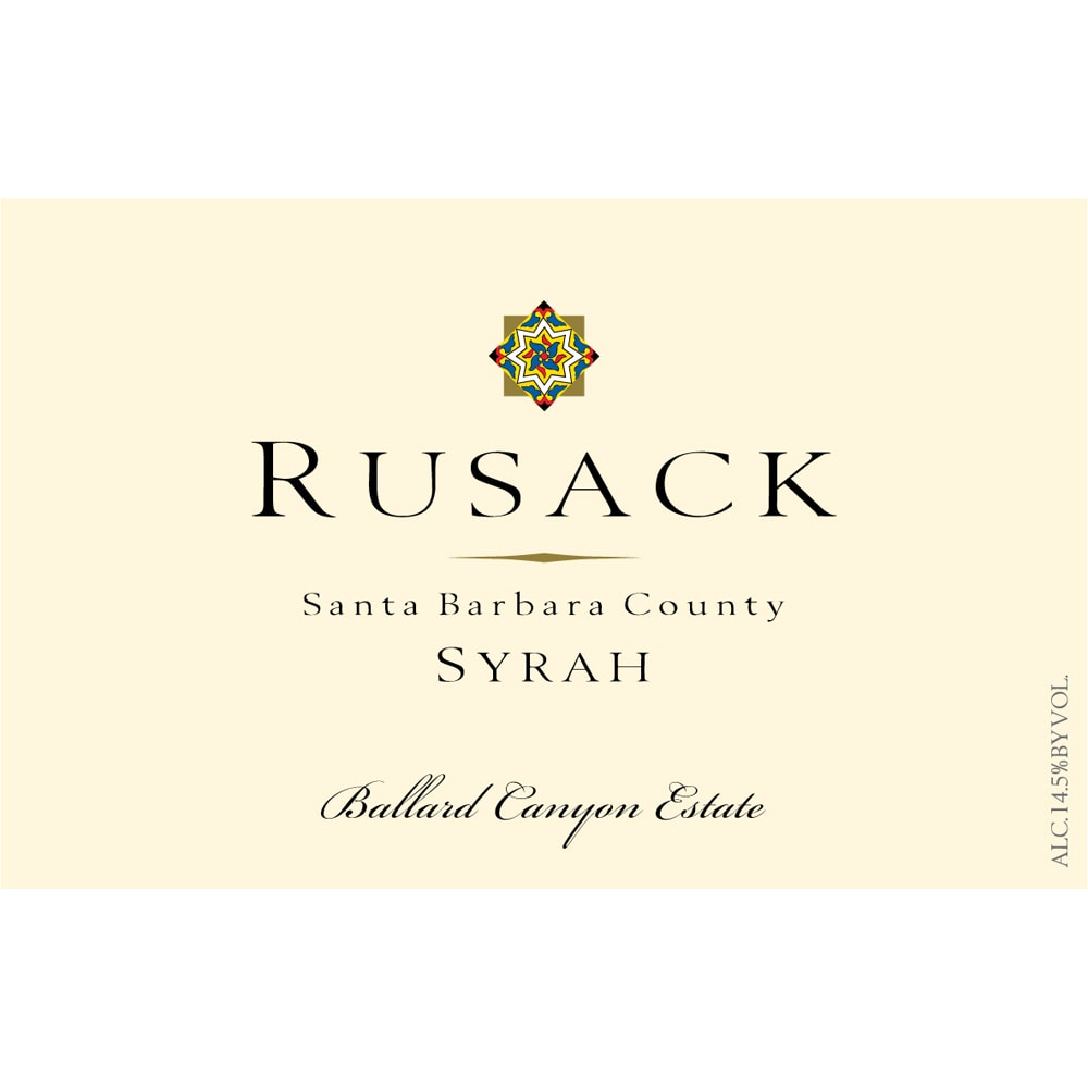 Rusack 2016 Ballard Canyon Estate Syrah - Syrah/Shiraz Red Wine at Wine.com
