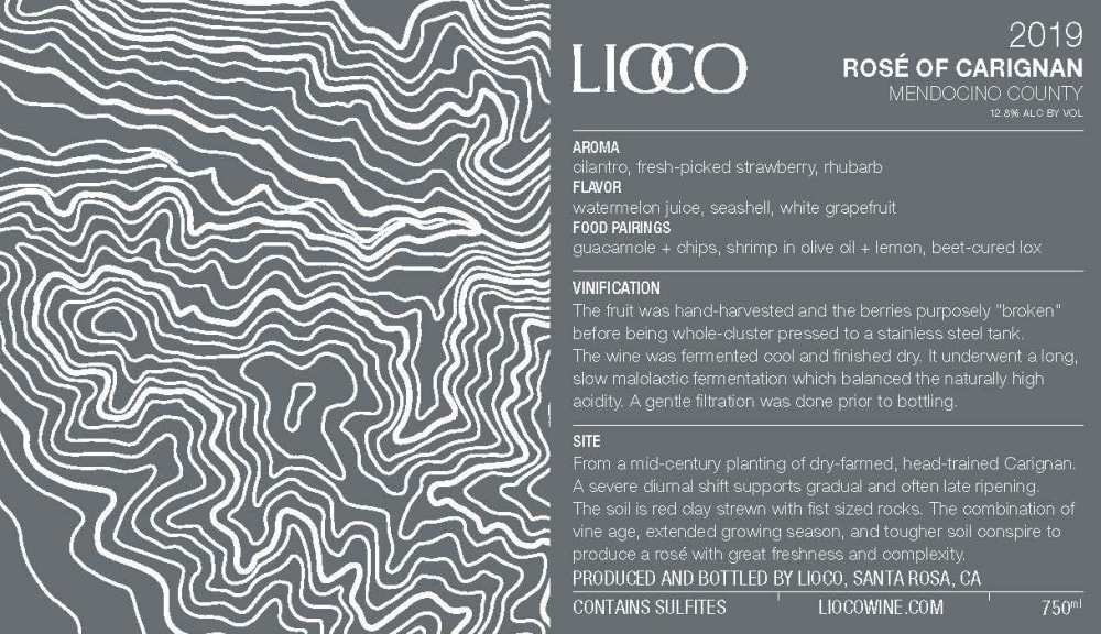 Lioco 2019 Rose of Carignan - Rosé Rosé Wine at Wine.com