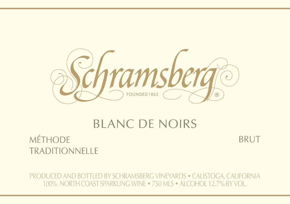 Schramsberg 2016 Blanc de Noirs - Champagne & Sparkling at Wine.com