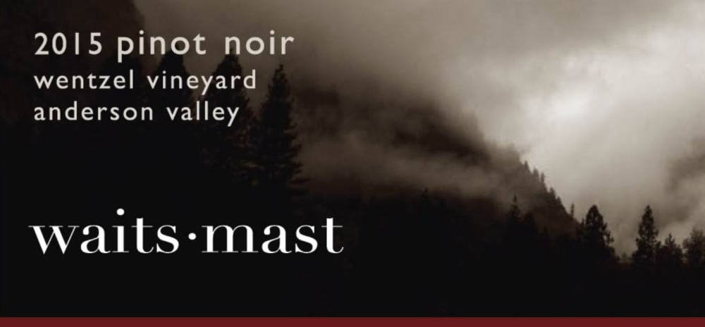 Waits-Mast Family Cellars 2015 Wentzel Pinot Noir - Red Wine at Wine.com