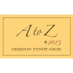 A to Z Pinot Gris 2015 Front Label
