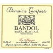 Domaine Tempier Bandol La Migoua Rouge 2001 Front Label
