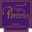 Portteus Vineyards Reserve Cabernet Sauvignon 2000 Front Label