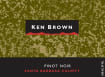 Ken Brown Santa Barbara Pinot Noir 2005 Front Label