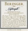 Beringer Nightingale Semillon-Sauvignon Blanc (375ML) 2002 Front Label