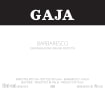 Gaja Barbaresco (375ML half-bottle) 2017  Front Label