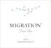 Migration Sonoma Coast Pinot Noir 2019  Front Label