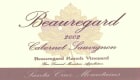 Beauregard Vineyards Beauregard Ranch Cabernet Sauvignon 2002 Front Label