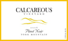 Calcareous Vineyard Pinot Noir 2008 Front Label