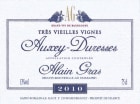Alain Gras Auxey-Duresses Vieilles Vignes Rouge 2010 Front Label