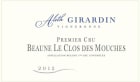 Aleth Girardin Beaune Le Clos Des Mouches 2012 Front Label