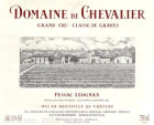 Domaine de Chevalier Blanc (slightly torn label) 2004 Front Label