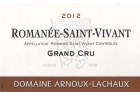 Domaine Arnoux-Lachaux Romanee Saint Vivant Grand Cru 2012 Front Label