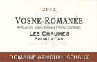 Domaine Arnoux-Lachaux Les Chaumes Premier Cru 2012 Front Label