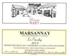 Andre Bart Marsannay Les Ouzeloy 2013 Front Label