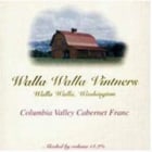 Walla Walla Vintners Cabernet Franc 2007 Front Label