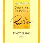 Melanie Pfister Pinot Blanc 2005 Front Label