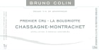 Bruno Colin Chassagne Montrachet La Boudriotte 2012 Front Label