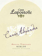 Lapostolle Cuvee Alexandre Merlot 2007 Front Label