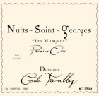 Domaine Cecile Tremblay Nuits-Saint-Georges Les Murgers Premier Cru 2012 Front Label