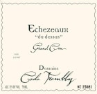 Domaine Cecile Tremblay Echezeaux Du dessus Grand Cru 2012 Front Label