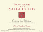 Domaine de la Solitude Cotes du Rhone Blanc 2011 Front Label