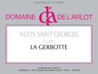 Domaine de l'Arlot Nuits Saint Georges Cuvee La Gerbotte Blanc 2013 Front Label